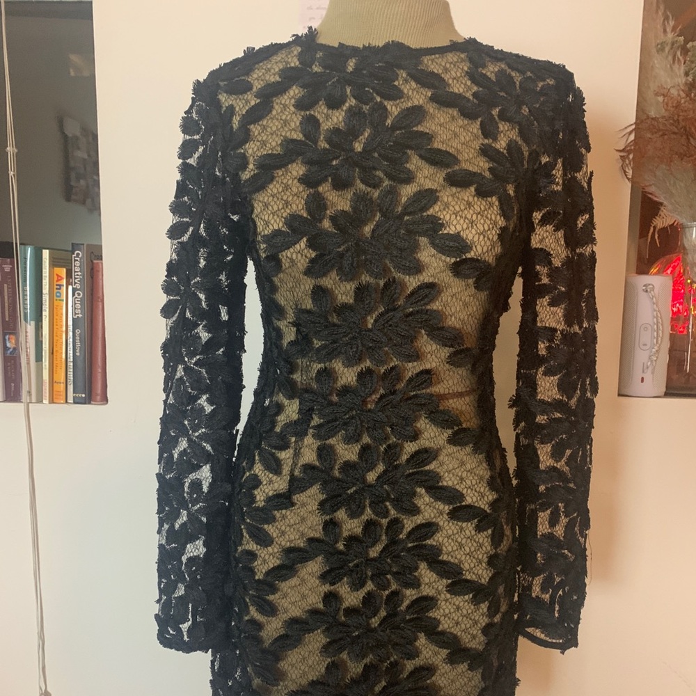 black cover dress